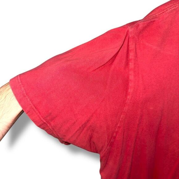 90s Polo Ralph Lauren Ralph Red Cotton S/S T-Shirt Sz XL - Picture 3 of 5